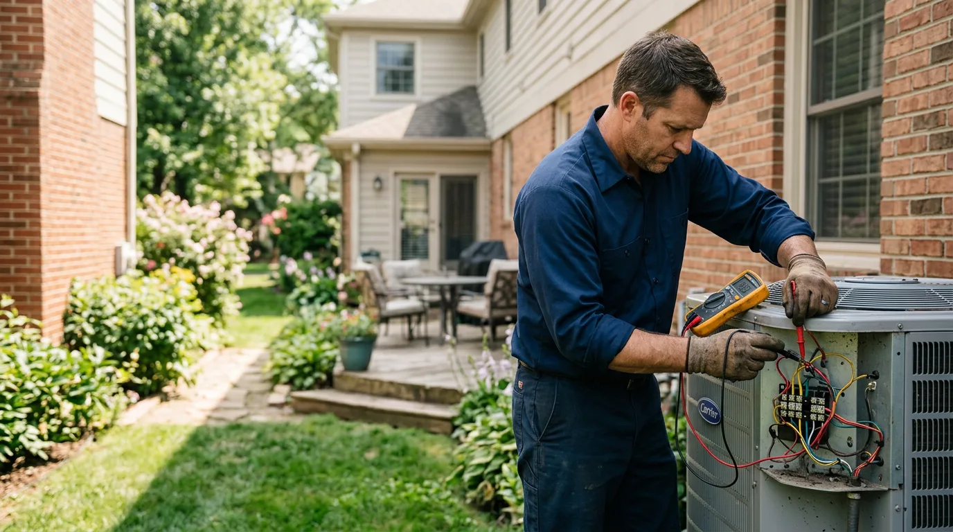 HVAC technician working near Saukville, WI